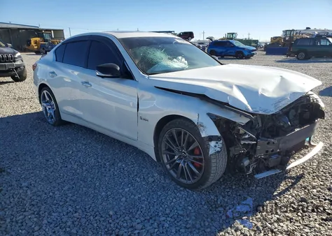 2018 Infiniti Q50 Red Sport 400 из США, поврежденный, VIN JN1FV7AR0JM700048